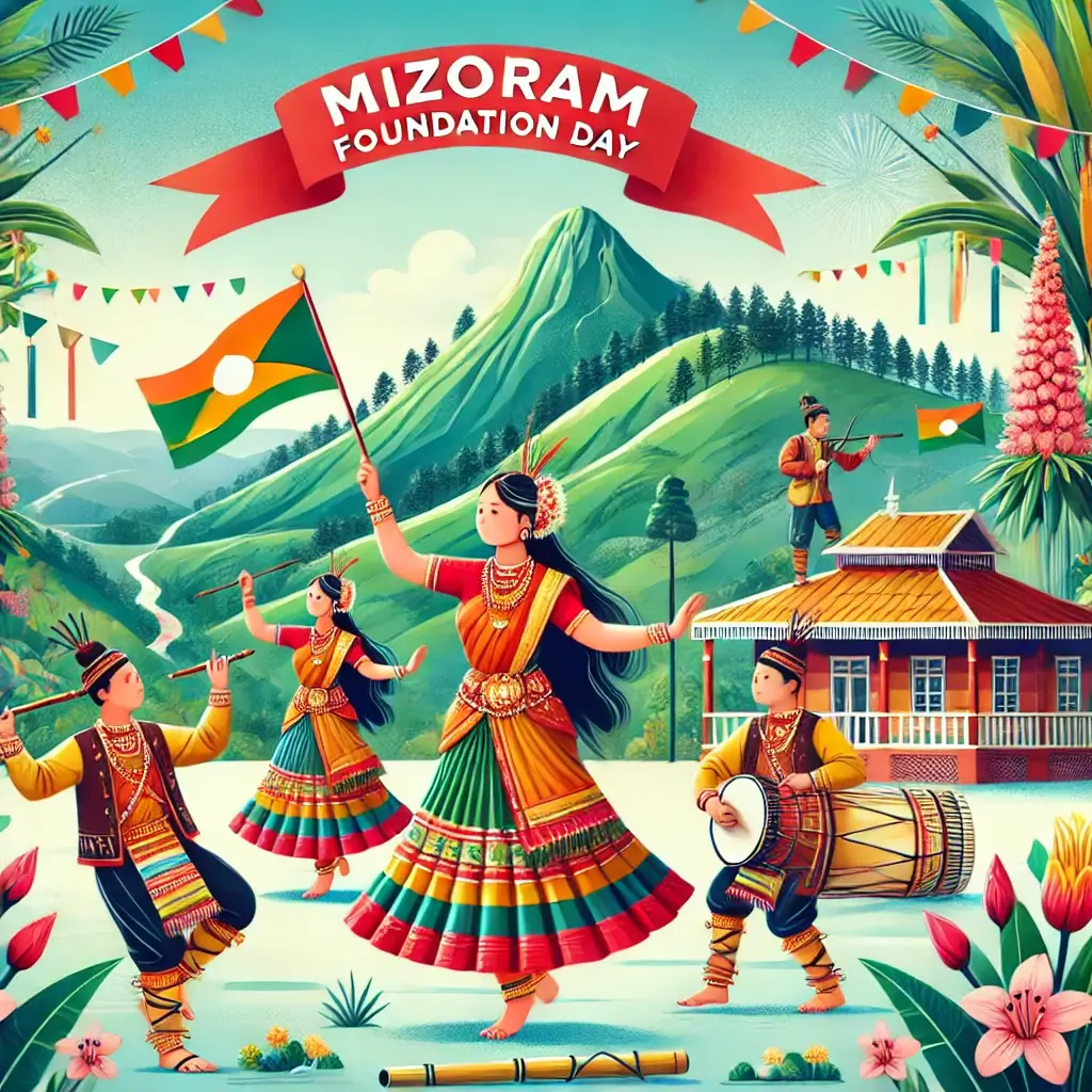 Mizoram foundation day 20 February 1987